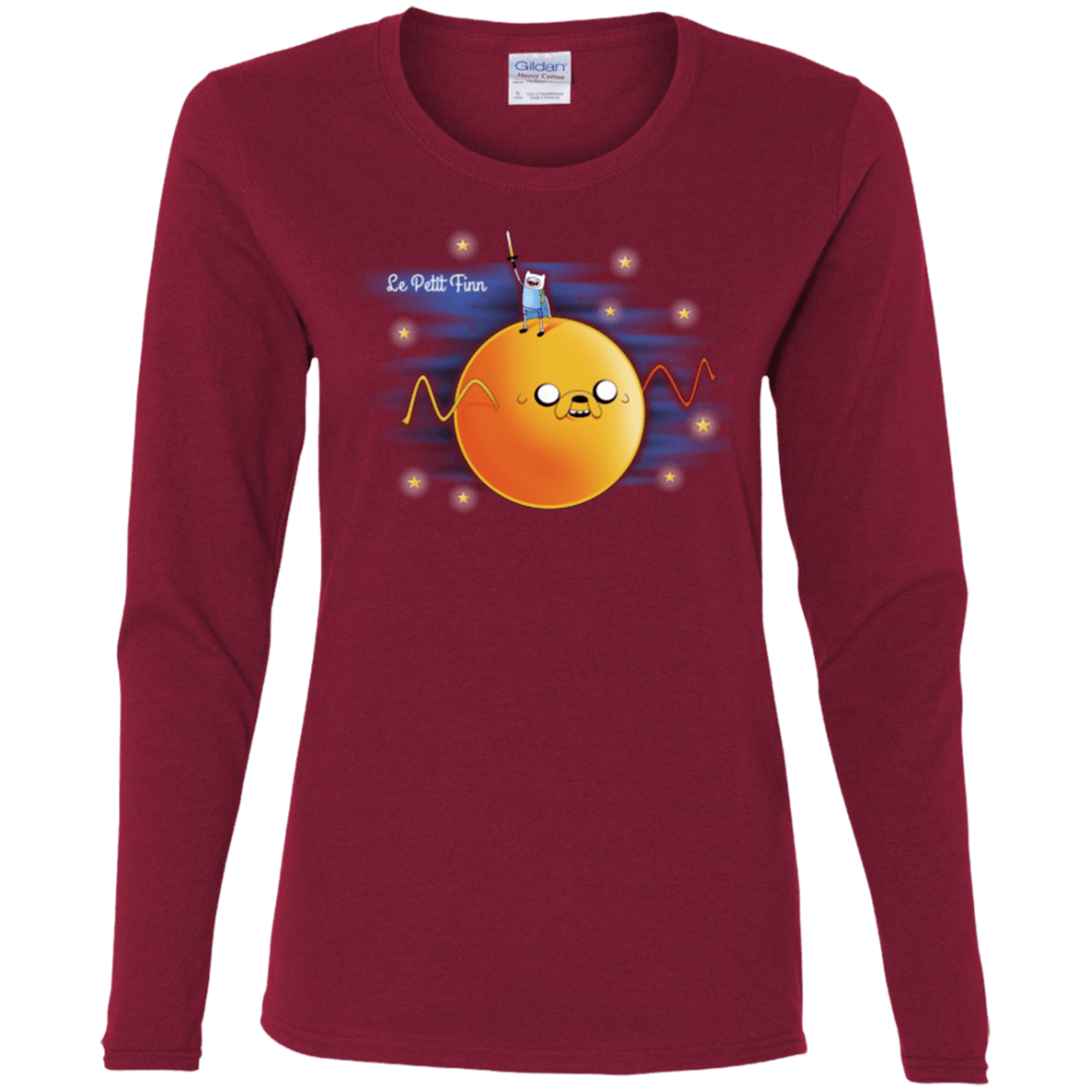 T-Shirts Cardinal / S Le Petit Finn Women's Long Sleeve T-Shirt