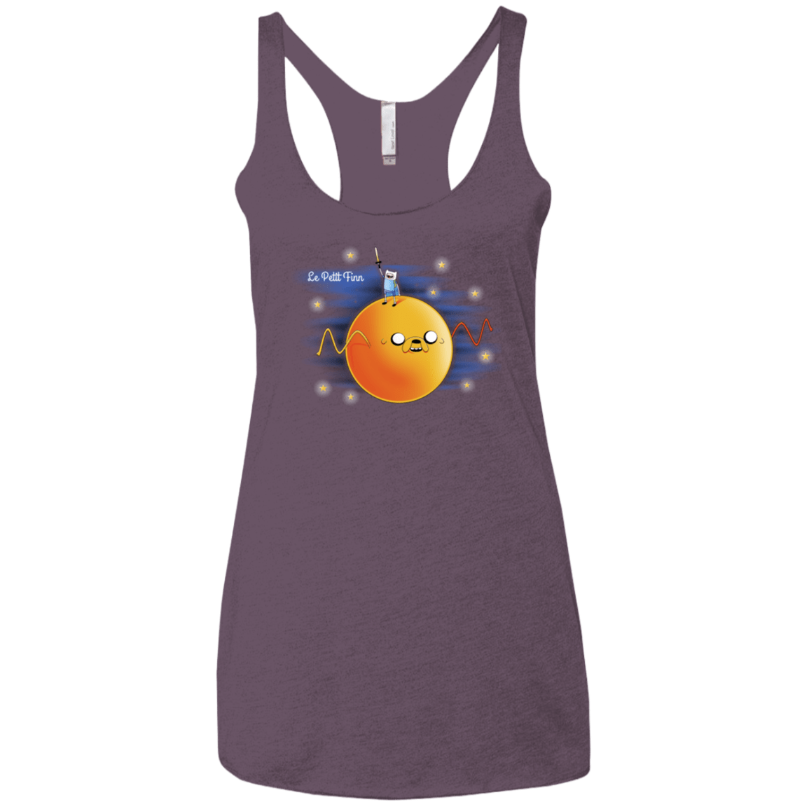 T-Shirts Vintage Purple / X-Small Le Petit Finn Women's Triblend Racerback Tank