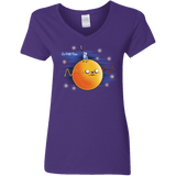 T-Shirts Purple / S Le Petit Finn Women's V-Neck T-Shirt