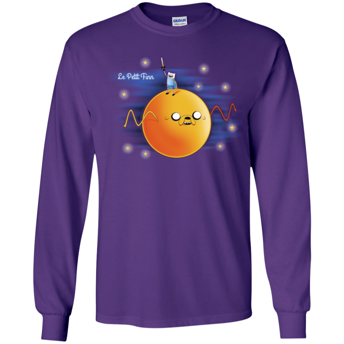 T-Shirts Purple / YS Le Petit Finn Youth Long Sleeve T-Shirt