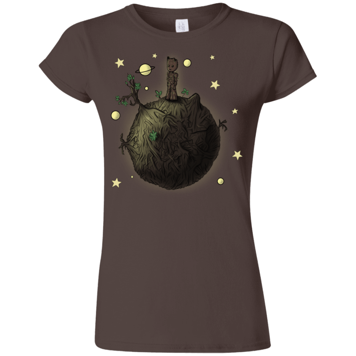 T-Shirts Dark Chocolate / S Le Petit Groot Junior Slimmer-Fit T-Shirt