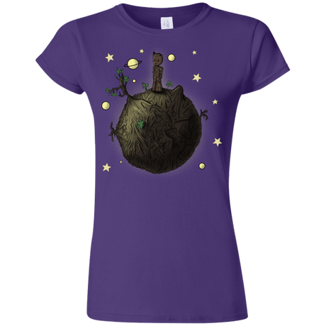 T-Shirts Purple / S Le Petit Groot Junior Slimmer-Fit T-Shirt