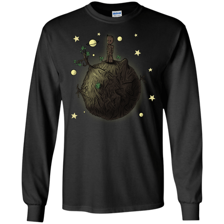 T-Shirts Black / S Le Petit Groot Men's Long Sleeve T-Shirt