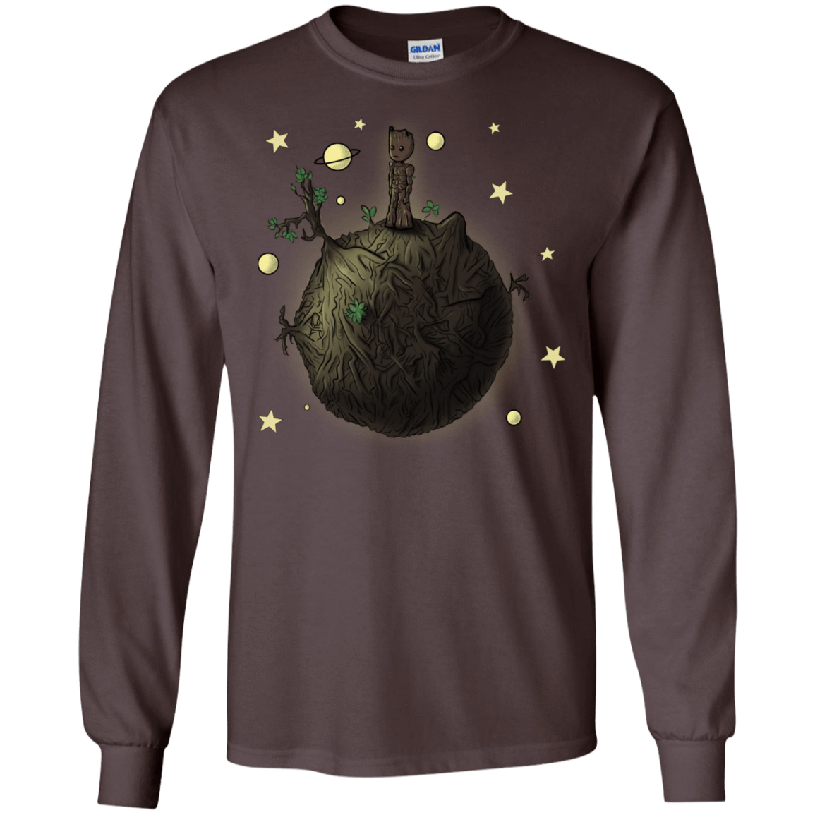 T-Shirts Dark Chocolate / S Le Petit Groot Men's Long Sleeve T-Shirt