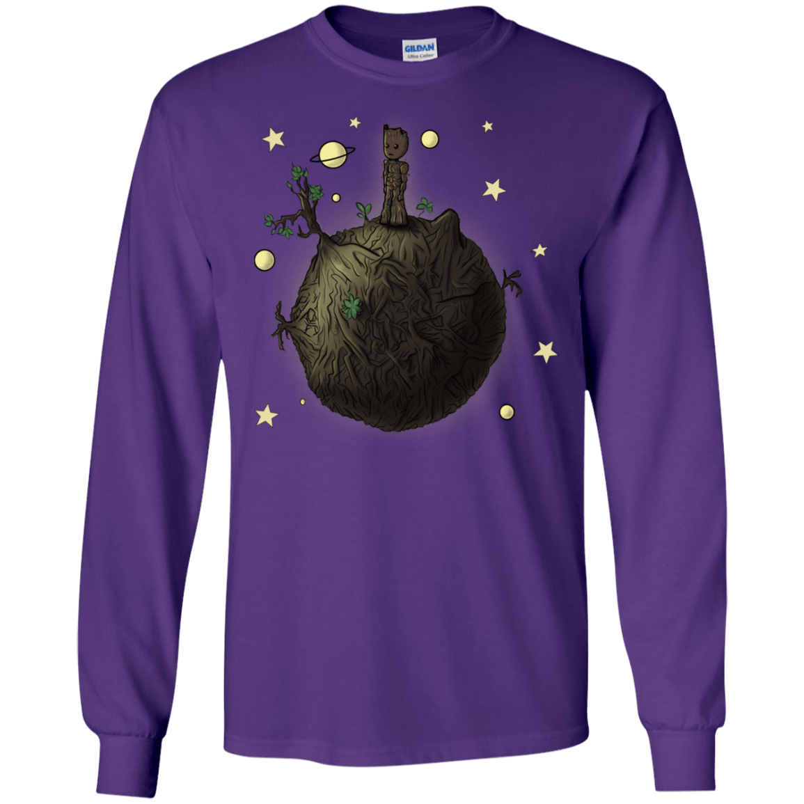 T-Shirts Purple / S Le Petit Groot Men's Long Sleeve T-Shirt