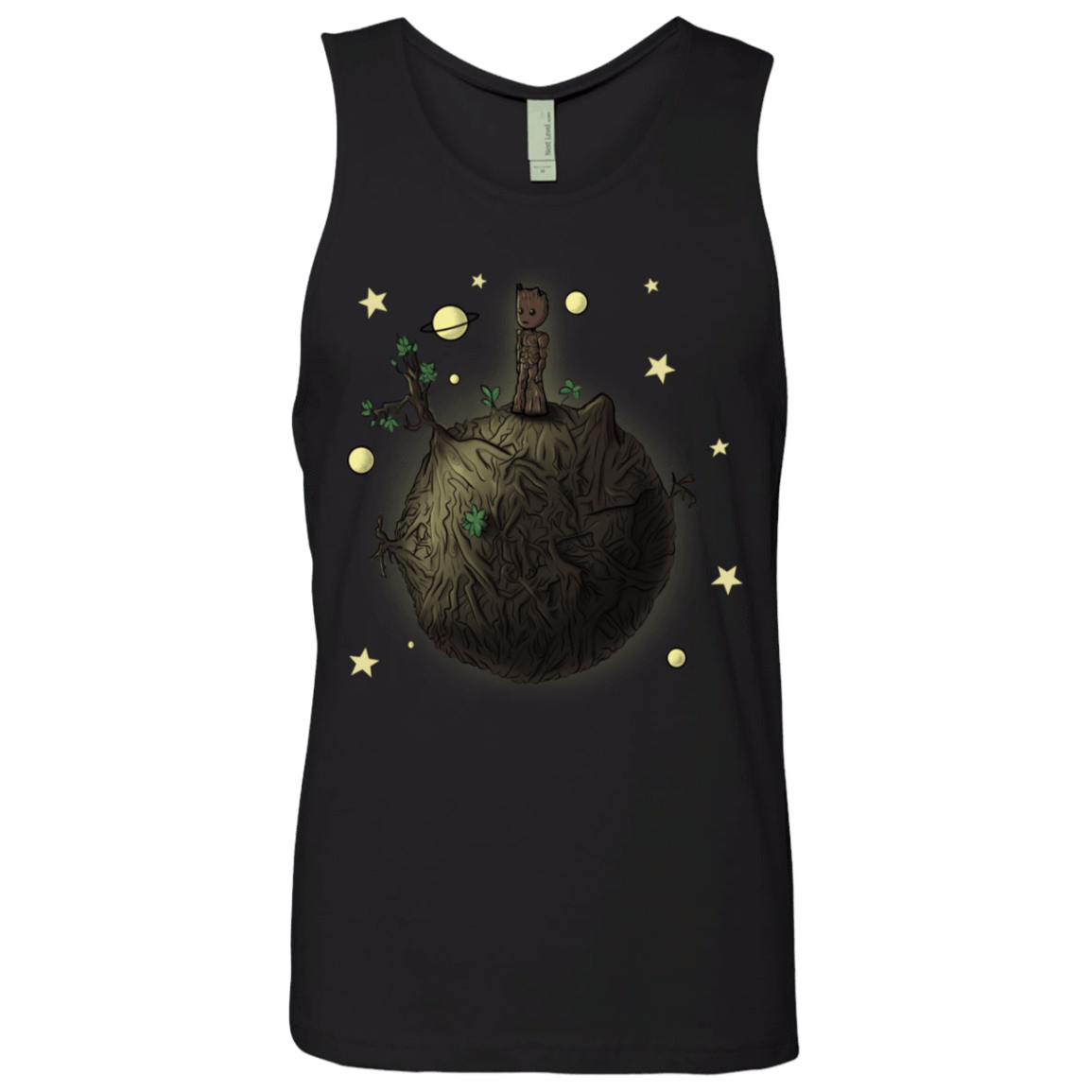 T-Shirts Black / S Le Petit Groot Men's Premium Tank Top