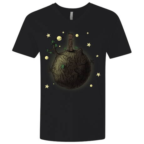 T-Shirts Black / X-Small Le Petit Groot Men's Premium V-Neck