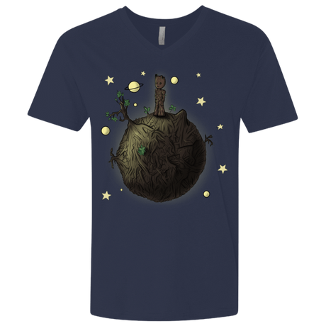 T-Shirts Midnight Navy / X-Small Le Petit Groot Men's Premium V-Neck