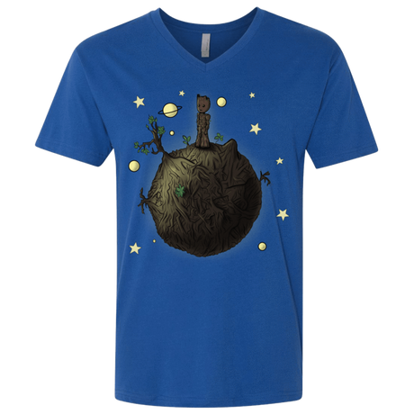 T-Shirts Royal / X-Small Le Petit Groot Men's Premium V-Neck