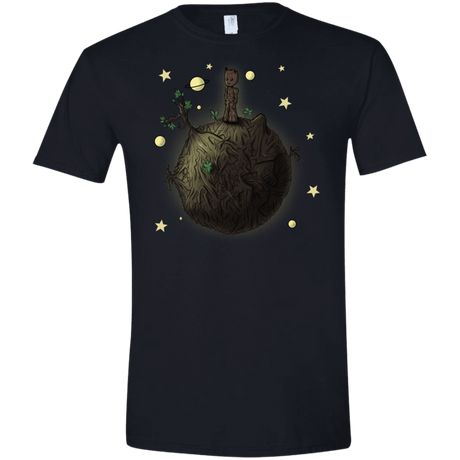 T-Shirts Black / X-Small Le Petit Groot Men's Semi-Fitted Softstyle