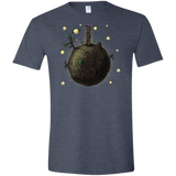 T-Shirts Heather Navy / S Le Petit Groot Men's Semi-Fitted Softstyle