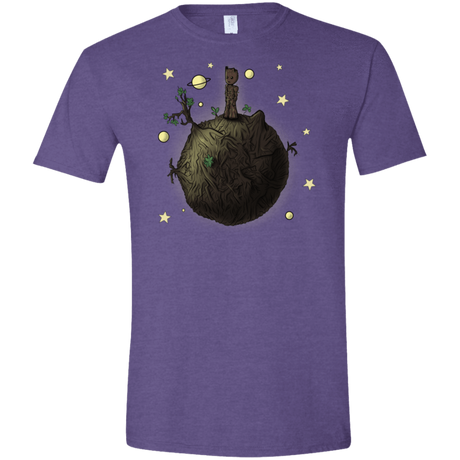 T-Shirts Heather Purple / S Le Petit Groot Men's Semi-Fitted Softstyle