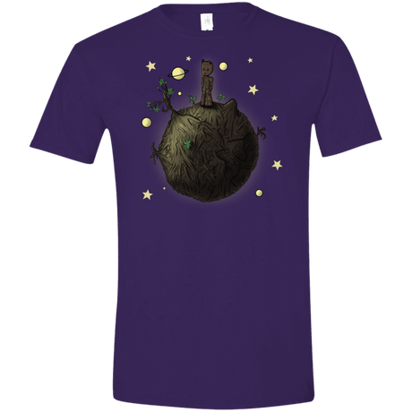 T-Shirts Purple / S Le Petit Groot Men's Semi-Fitted Softstyle