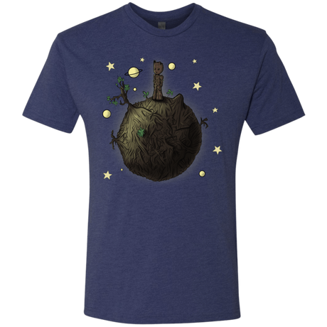 T-Shirts Vintage Navy / S Le Petit Groot Men's Triblend T-Shirt