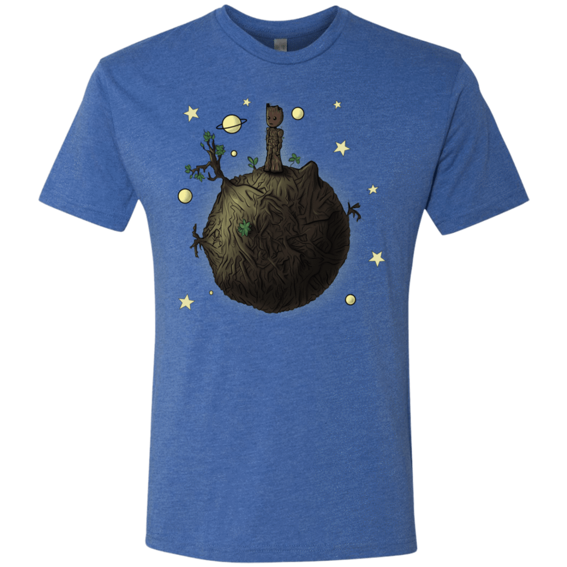 T-Shirts Vintage Royal / S Le Petit Groot Men's Triblend T-Shirt