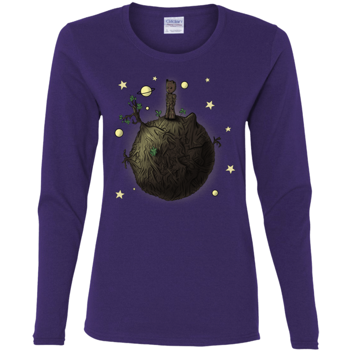 T-Shirts Purple / S Le Petit Groot Women's Long Sleeve T-Shirt