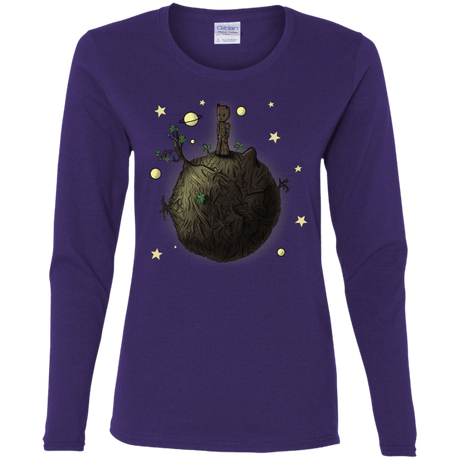 T-Shirts Purple / S Le Petit Groot Women's Long Sleeve T-Shirt