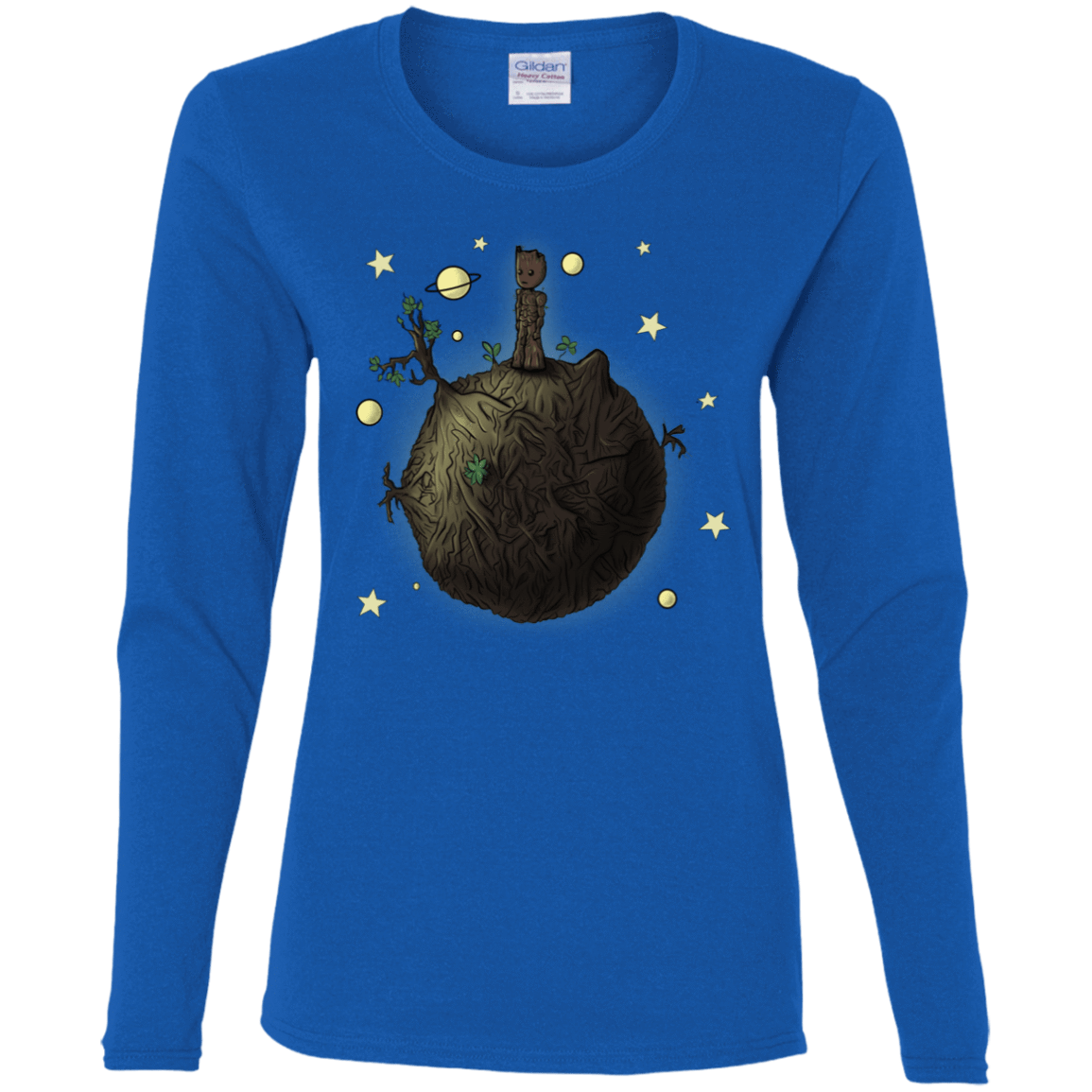 T-Shirts Royal / S Le Petit Groot Women's Long Sleeve T-Shirt