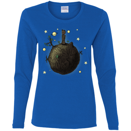 T-Shirts Royal / S Le Petit Groot Women's Long Sleeve T-Shirt