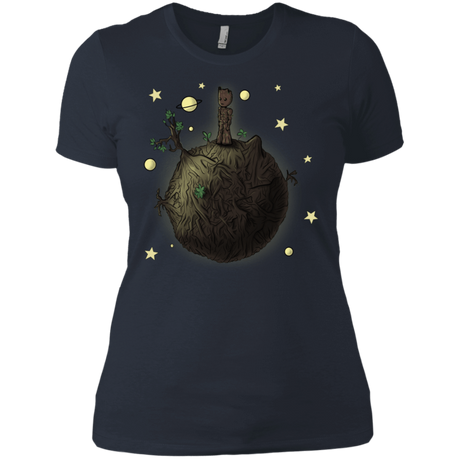T-Shirts Indigo / X-Small Le Petit Groot Women's Premium T-Shirt
