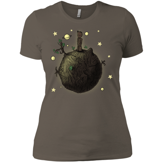 T-Shirts Warm Grey / X-Small Le Petit Groot Women's Premium T-Shirt