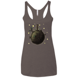 T-Shirts Macchiato / X-Small Le Petit Groot Women's Triblend Racerback Tank