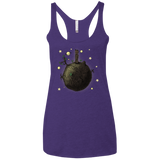 T-Shirts Purple Rush / X-Small Le Petit Groot Women's Triblend Racerback Tank