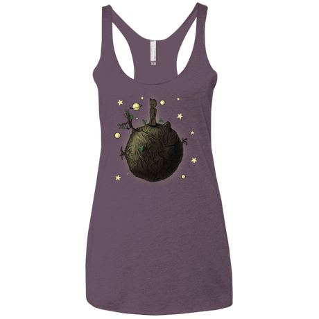 T-Shirts Vintage Purple / X-Small Le Petit Groot Women's Triblend Racerback Tank