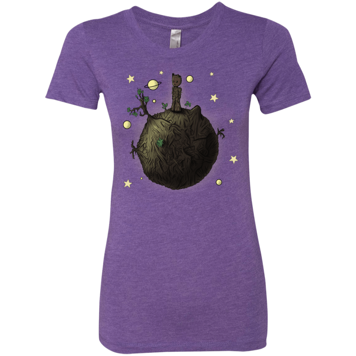 T-Shirts Purple Rush / S Le Petit Groot Women's Triblend T-Shirt