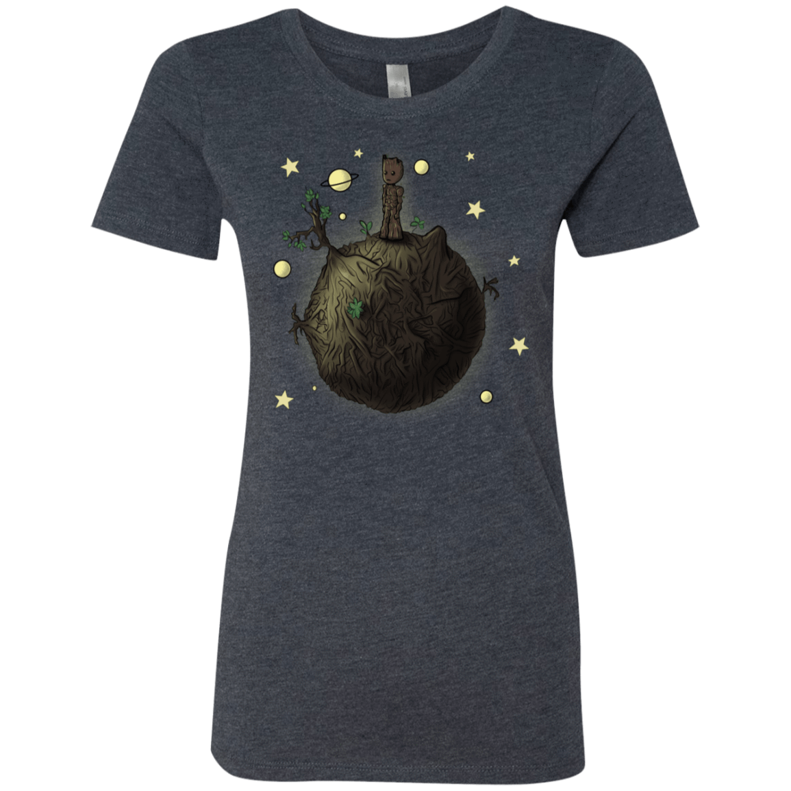T-Shirts Vintage Navy / S Le Petit Groot Women's Triblend T-Shirt