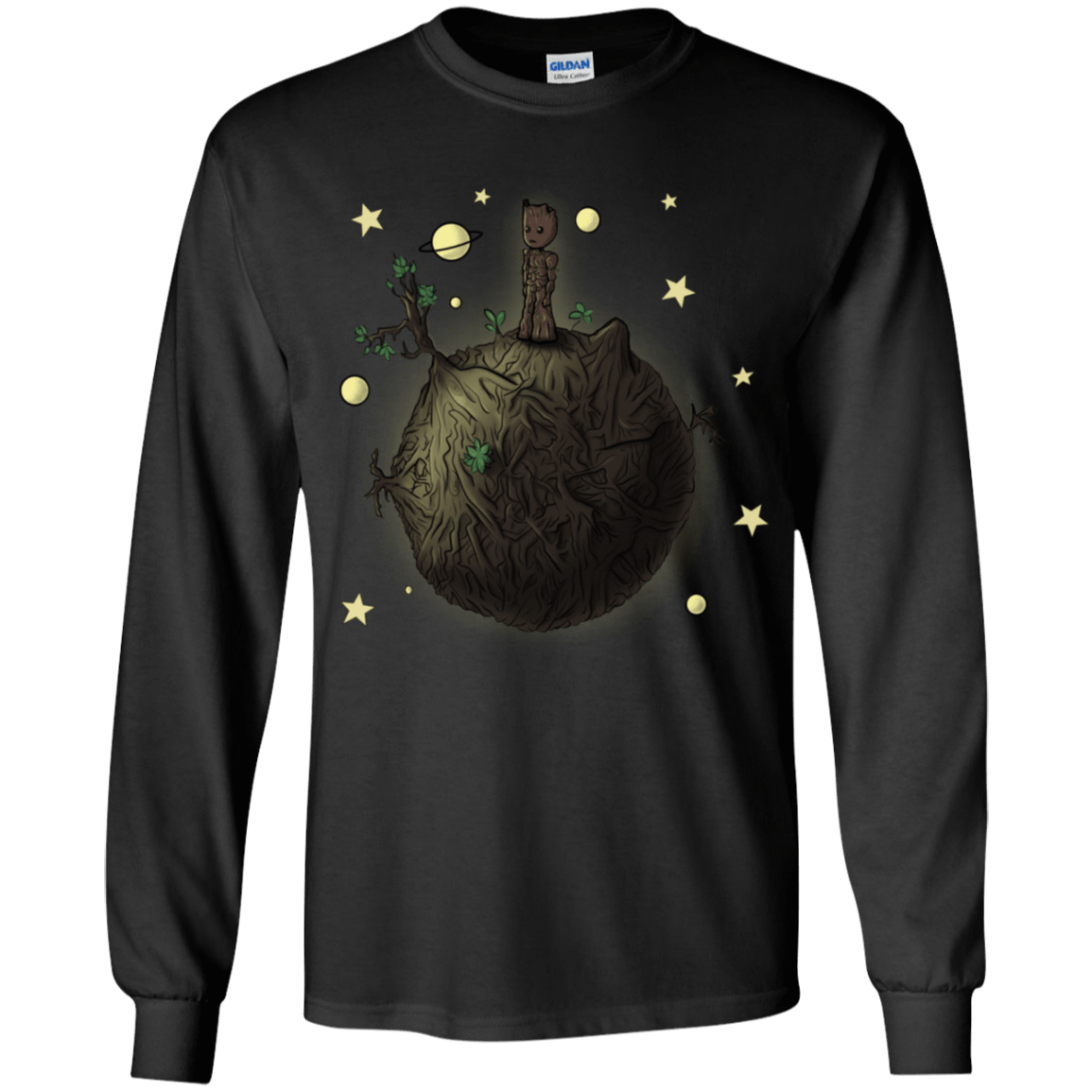 T-Shirts Black / YS Le Petit Groot Youth Long Sleeve T-Shirt