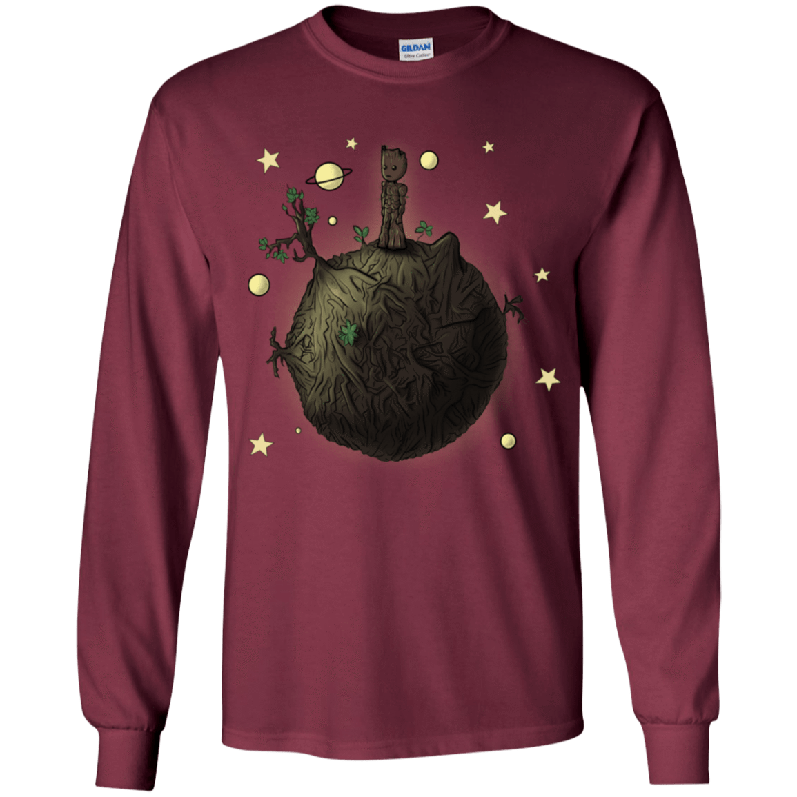 T-Shirts Maroon / YS Le Petit Groot Youth Long Sleeve T-Shirt