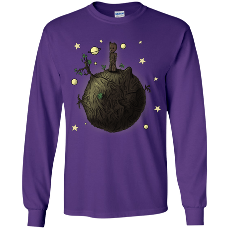 T-Shirts Purple / YS Le Petit Groot Youth Long Sleeve T-Shirt