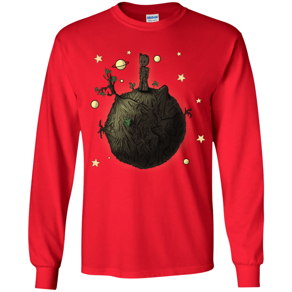 T-Shirts Red / YS Le Petit Groot Youth Long Sleeve T-Shirt