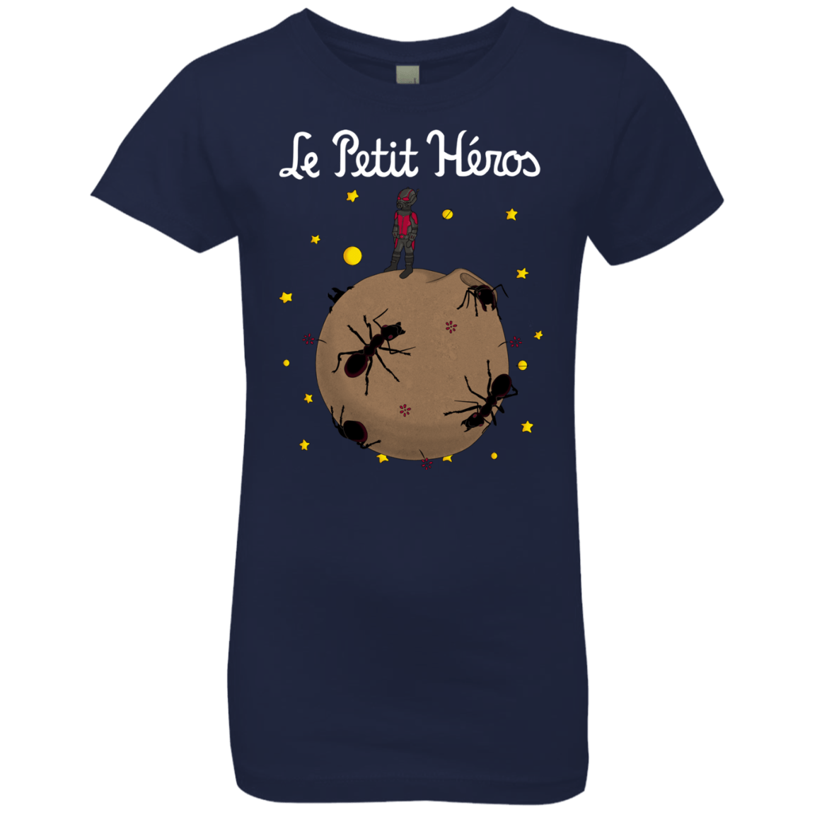 T-Shirts Midnight Navy / YXS Le Petit Héros Girls Premium T-Shirt
