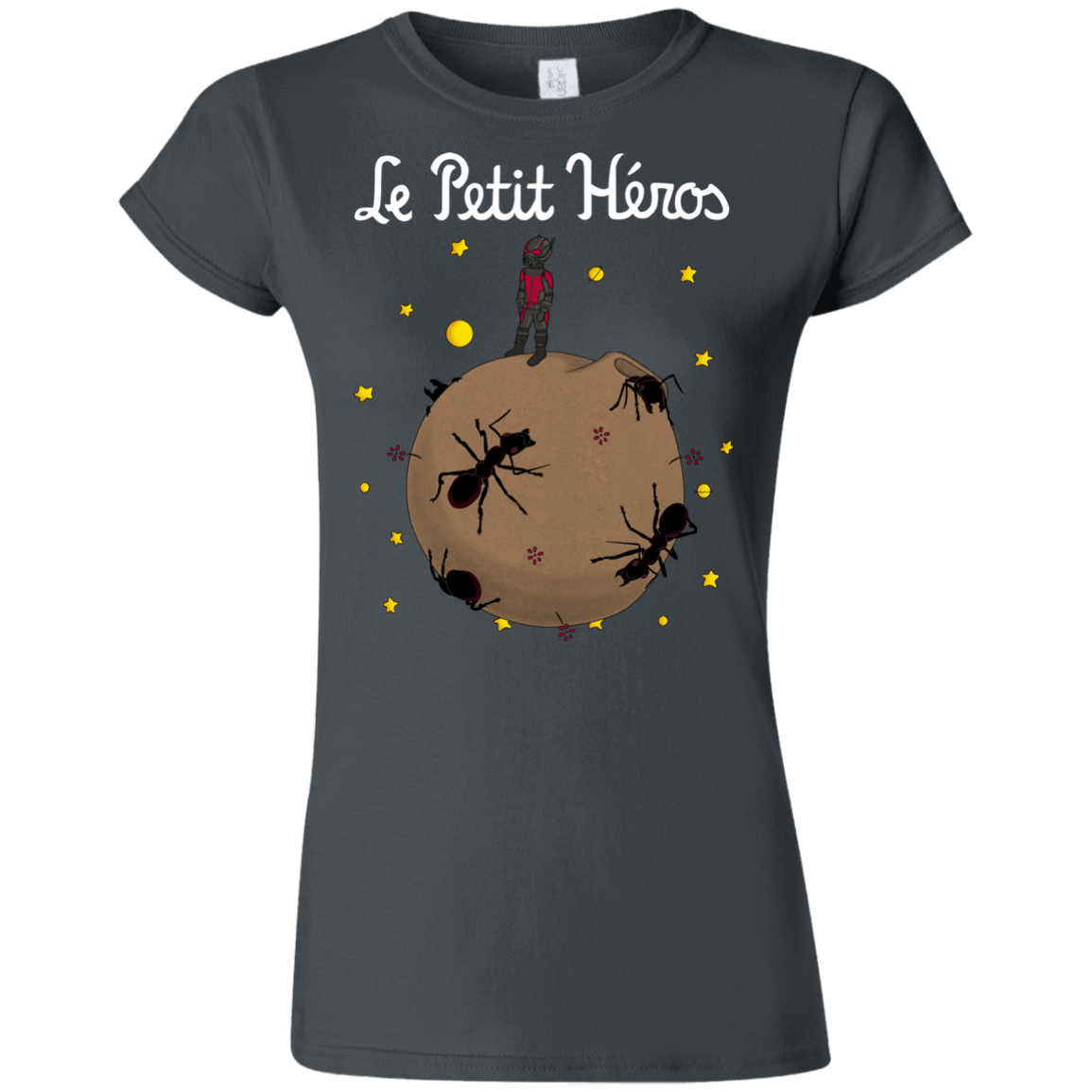 T-Shirts Charcoal / S Le Petit Héros Junior Slimmer-Fit T-Shirt