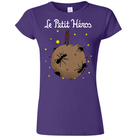 T-Shirts Purple / S Le Petit Héros Junior Slimmer-Fit T-Shirt