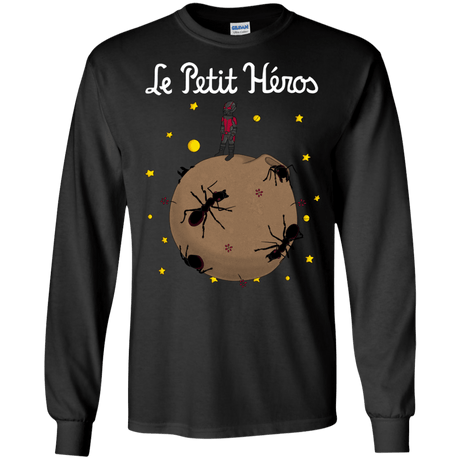 T-Shirts Black / S Le Petit Héros Men's Long Sleeve T-Shirt