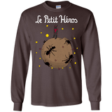 T-Shirts Dark Chocolate / S Le Petit Héros Men's Long Sleeve T-Shirt