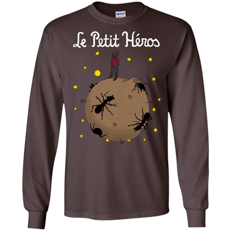 T-Shirts Dark Chocolate / S Le Petit Héros Men's Long Sleeve T-Shirt