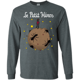 T-Shirts Dark Heather / S Le Petit Héros Men's Long Sleeve T-Shirt