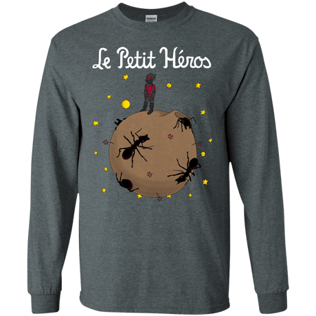 T-Shirts Dark Heather / S Le Petit Héros Men's Long Sleeve T-Shirt