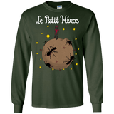 T-Shirts Forest Green / S Le Petit Héros Men's Long Sleeve T-Shirt