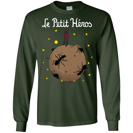 T-Shirts Forest Green / S Le Petit Héros Men's Long Sleeve T-Shirt