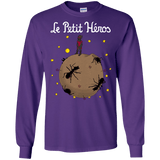 T-Shirts Purple / S Le Petit Héros Men's Long Sleeve T-Shirt