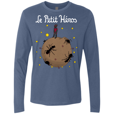 T-Shirts Indigo / S Le Petit Héros Men's Premium Long Sleeve