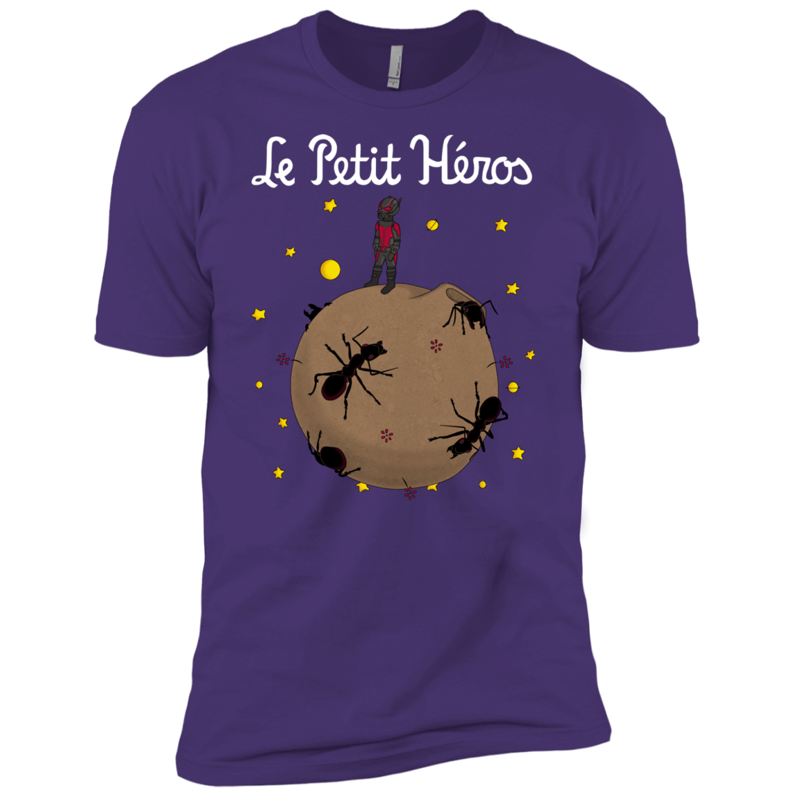 T-Shirts Purple Rush/ / X-Small Le Petit Héros Men's Premium T-Shirt