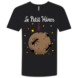 T-Shirts Black / X-Small Le Petit Héros Men's Premium V-Neck