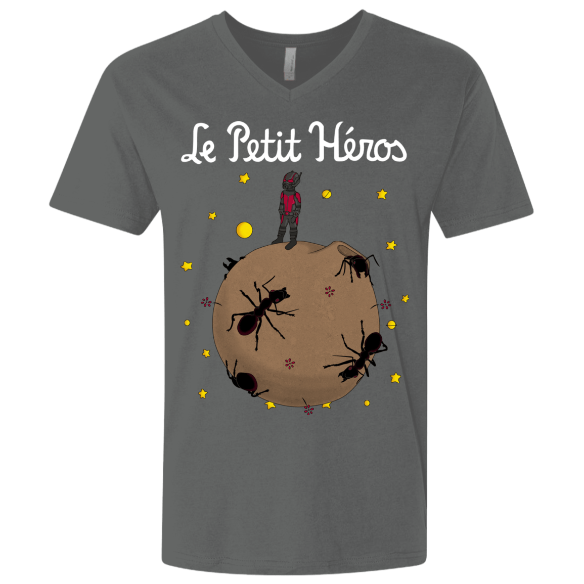 T-Shirts Heavy Metal / X-Small Le Petit Héros Men's Premium V-Neck