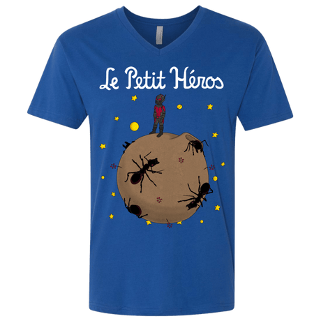 T-Shirts Royal / X-Small Le Petit Héros Men's Premium V-Neck